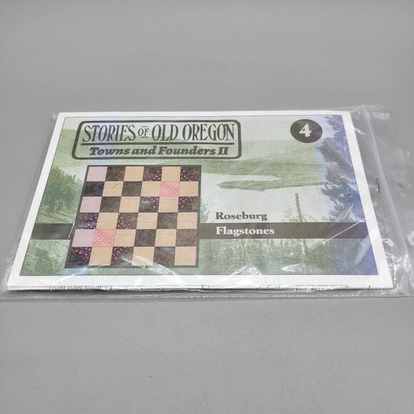 Stories Of Old Oregon Towns and Founders II Roseburg Flagstones Quilt Kit - Picture 1 of 2
